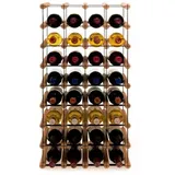Proregal Weinregal Braun, Holz, Kiefer, Rechteckig, 42.5x82.5x24.5 cm, Wohnzimmer, Regale, Weinregale
