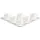 Villeroy & Boch White Pearl Espressotassen mit Untertassen 6-tlg. weiß