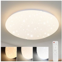 ZMH LED Deckenleuchte Schlafzimmer - Ø30cm Küchenlampe Rund für Kinderzimmer Küche Flur