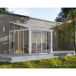 Wintergarten PALRAM - CANOPIA "San Remo Alu Wintergarten", weiß, B:314cm T:294cm, Aluminium, Polycarbonat (PC), Terrassenüberdachungen, Polycarbonatverglasung