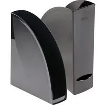 Elba Stehsammler "wave", A4, aus Kunststoff, schwarz