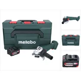 Metabo W 18 7-125 Akku Winkelschleifer 18 V 125 mm + 1x Akku 4,0 Ah + metaBOX - ohne Ladegerät
