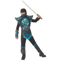 Rubie's Ninja-Kostüm für Jungen, blauer Drache, Größe S