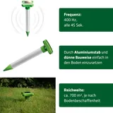 Gardigo Alu Basic Wühlmausvertreiber Vibration 700 m2 1 St.