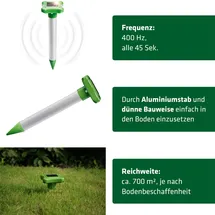Gardigo Alu Basic Wühlmausvertreiber Vibration 700 m2 1 St.