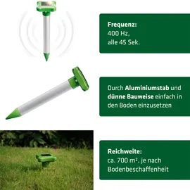 Gardigo Alu Basic Wühlmausvertreiber Vibration 700 m2 1 St.
