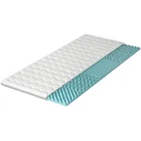 Mirjan24 Topper Profil 5 cm hoch 140 x 200 cm weiß