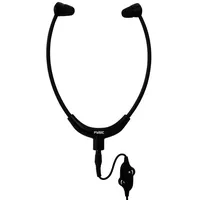 Fysic Kopfhörer mit Lautstärkeregler In-Ear-Kopfhörer (Kopfhörer, getrennte Lautstärkeregelung, für Hörgeschädigte, Alexa, Bixby, Google Assistant, arbeitet mit Alexa, arbeitet mit Google Assistant, Kopfhörer, getrennte Lautstärkeregelung, für Hörgeschädigte) schwarz