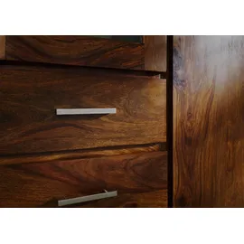 MASSIVMOEBEL24.DE Highboard 90 x 148 x 42 cm Braun