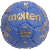 Molten H2A5000-B Handball IHF Wettspielball blau/gold 2
