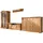 OTTO home Wohnwand Anna, (Set, 4-St), aus massiver Kiefer, FSC®, im romantischen Landhausstil beige