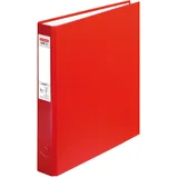 Herlitz Ringbuch maX.file pRotect A5, 1 Stück, 2-Ring-Kombi-Mechanik, 25 mm Füllhöhe, rot