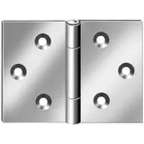 vormann august VORMANN Tür-Scharnier breit B60xH40mm,gerollt verzinkt