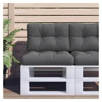 VidaXL Palettenkissen Anthrazit 50x40x12 cm Stoff