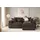 OTTO home Eckcouch Polyester 2-Sitzer Dunkelbraun