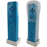 Halterung kompatibel für Wii Fernbedienung Controller Standfuß Ständer - Weiß / Für Fernbedienung ohne Hülle