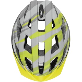 Uvex Air Wing CC Helm grey/lime mat (S41004802)