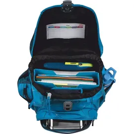 Scout Schulranzen Safety Light Alpha Set 4-teilig Polar Blue