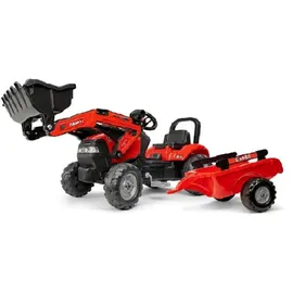 Falk Toys Case 960P inkl. Anhänger und Schaufel rot Falk (961AM)