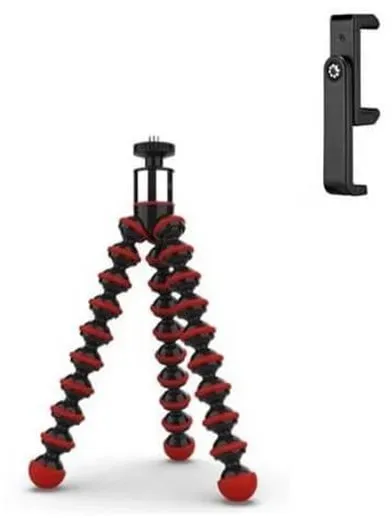 Tripod Kit Smartphone GorillaPod Go 500 + GripTight 360 Red