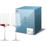 Schott Zwiesel Zwiesel Glas Weinglas leicht & frisch Simplify (2-er Set), in Handarbeit mundgeblasene Weingläser, hochwertige Tritan®-Kristallgläser für Wein (Art.-Nr. 122057)