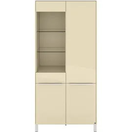 Set One by Musterring Standvitrine Reno 92 x 42 x 197 cm Braun
