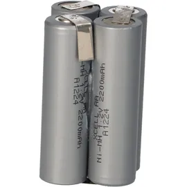 Akkuman 4,8V 2200mAh 4er Akkupack Mignon Industrie-Akkus NiMH mit Lötfahne