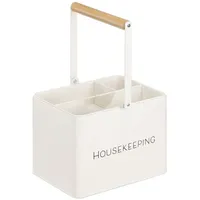 Navaris Housekeeping Box - 3 Fächer herausnehmbar - Putzmittel