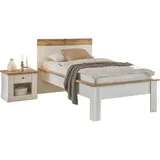 Home Affaire Schlafzimmer-Set HOME AFFAIRE "Westminster", weiß, B/H: 90cm x 200cm, Schlafzimmermöbel-Sets, Bett Breite Liegefläche 90 oder 140cm und 1 Nachtkommode
