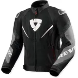 RevIt! Quantum 3 Air Textiljacke Schwarz/Grau/Weiß XXL