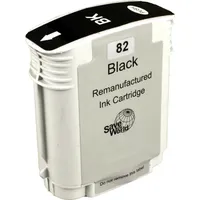 Ampertec Kompatible Tinte ersetzt HP CH565A 82 schwarz