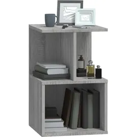 vidaXL Nachttisch Grau Sonoma 35x35x55 cm Holzwerkstoff