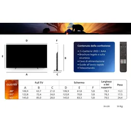 Philips 55OLED769/12 55" 4K OLED Ambilight TV