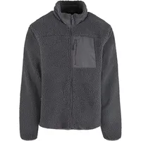 URBAN CLASSICS Teddy With Stand Up Collar Jacke -