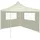 vidaXL Pavillon-Seitenwand mit Fenstern 4 x 2 m Creme