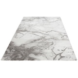 Leonique Teppich »Juliet«, rechteckig, modernes Marmor-Design, Kurzflor, pflegeleicht, weich, grau