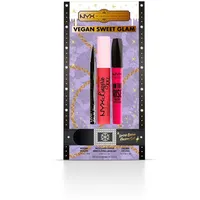 NYX Professional Makeup Vegan Sweet Glam Limited Edition LOTE 3 pz