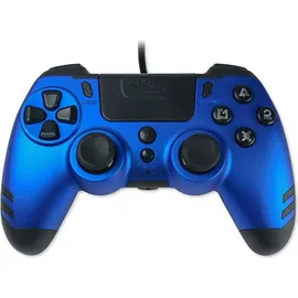 LEXIP Slim Pack Wired Controller Blau für PC / PS4