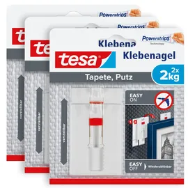 Tesa Verstellbarer Klebenagel für Tapeten und Putz 2 kg
