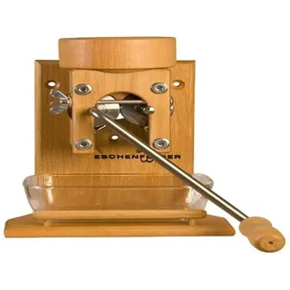 Eschenfelder Kornquetsche | Flocker | Wandmodell Alu- & Holz-Trichter | Flockenquetsche | Buche | made in Germany (Holz-Trichter)