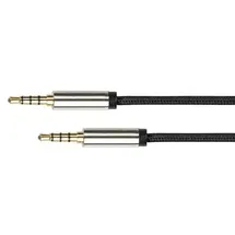 Python® Series 3,5mm Klinkenkabel St./St. 1 m Schwarz