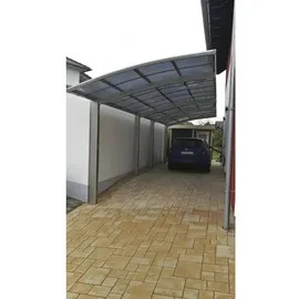 Ximax Carport Portoforte-60 Tandem Edelstahl-Look