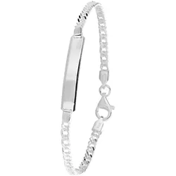 Lucardi Armband 925 Silber - 19.0 Damen 