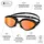 Buddyswim OzeanX Schwimmbrille schwarz/orange Unisize