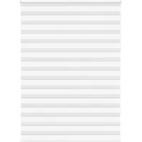VidaXL Zebrarollo Weiß 165x230 cm Stoffbreite 160,9 cm Polyester