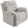 luma-home Fernsehsessel mit Relaxfunktion Chenille 101 x 103 x 98 cm Grau