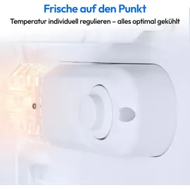 Medion LIFE MD 37690 Kühlschrank (90 l, 850 mm hoch, Grau)