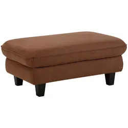 Hocker HOME AFFAIRE "Pilot", braun, B:101cm H:46cm T:65cm, 100% Polyester, Feinstruktur: 75000 Scheuertouren, Struktur 35000 Scheuertouren, Microfaser 40000 Scheuertouren, Hocker