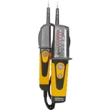Kopp 324204014 Spannungs- und Durchgangsprüfer mit LED-Anzeige und FI-Prüftaste, Batterien sind enthalten (2x Alkaline, AAA, 1, 5V)