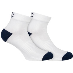 Champion Unisex Socken - Sportsocken, Ankle Socks, Performance 2er Pack Weiß 35-38